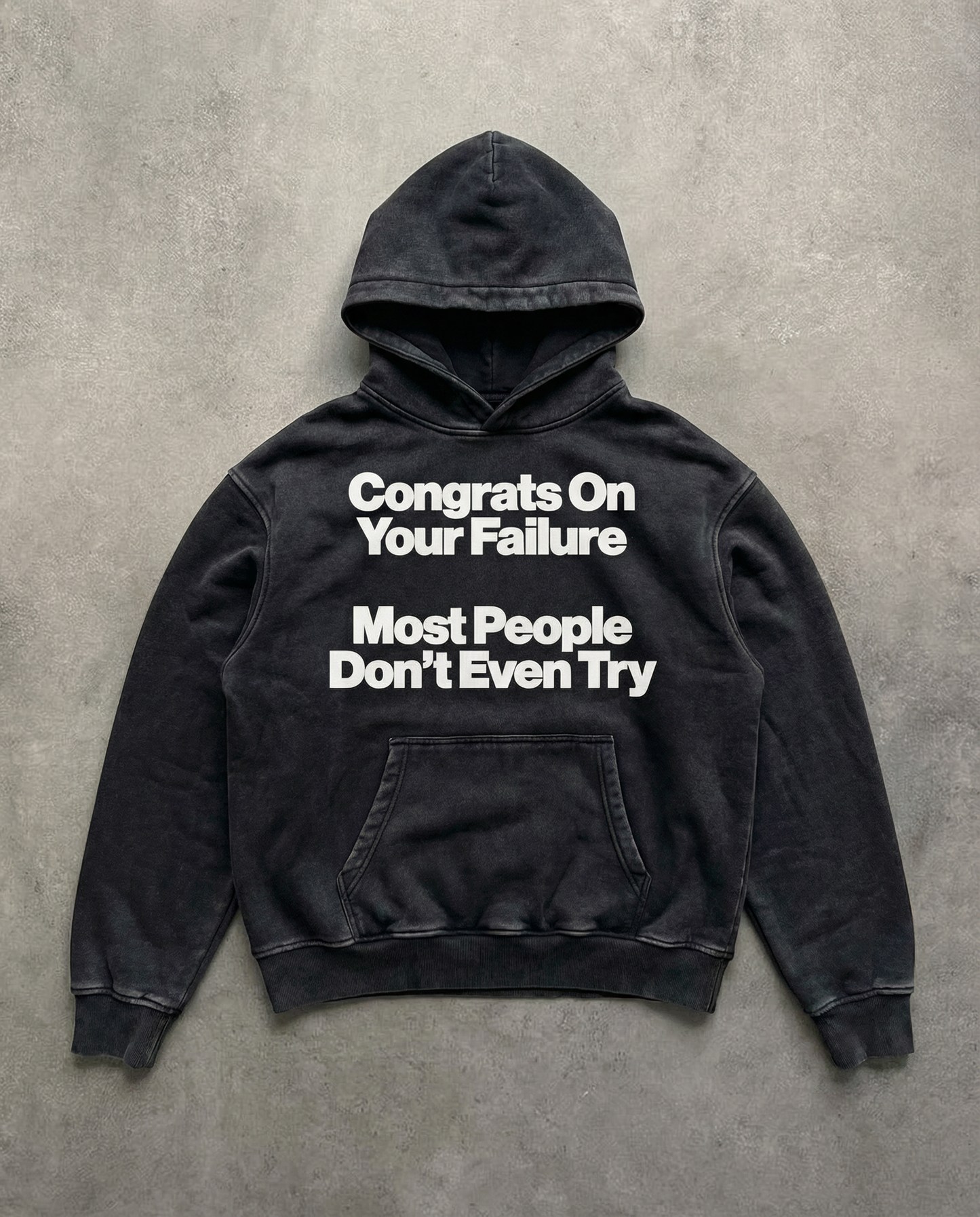 Congrats on your failure