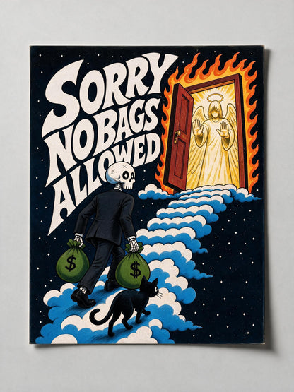 Sorry No Bags, Allowed