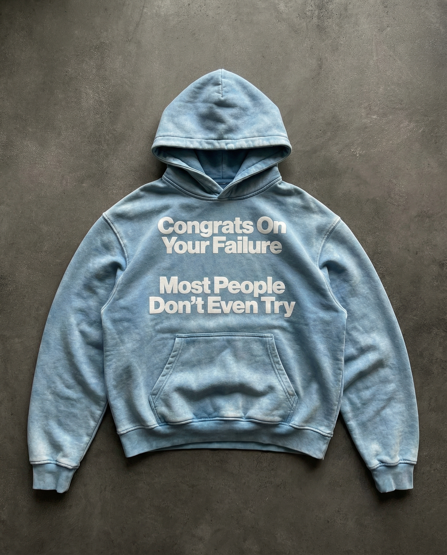 Congrats on your failure